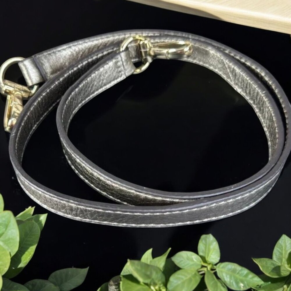 B. Makowsky Pebbled Leather Bronze Shoulder Bag - Picture 14 of 14